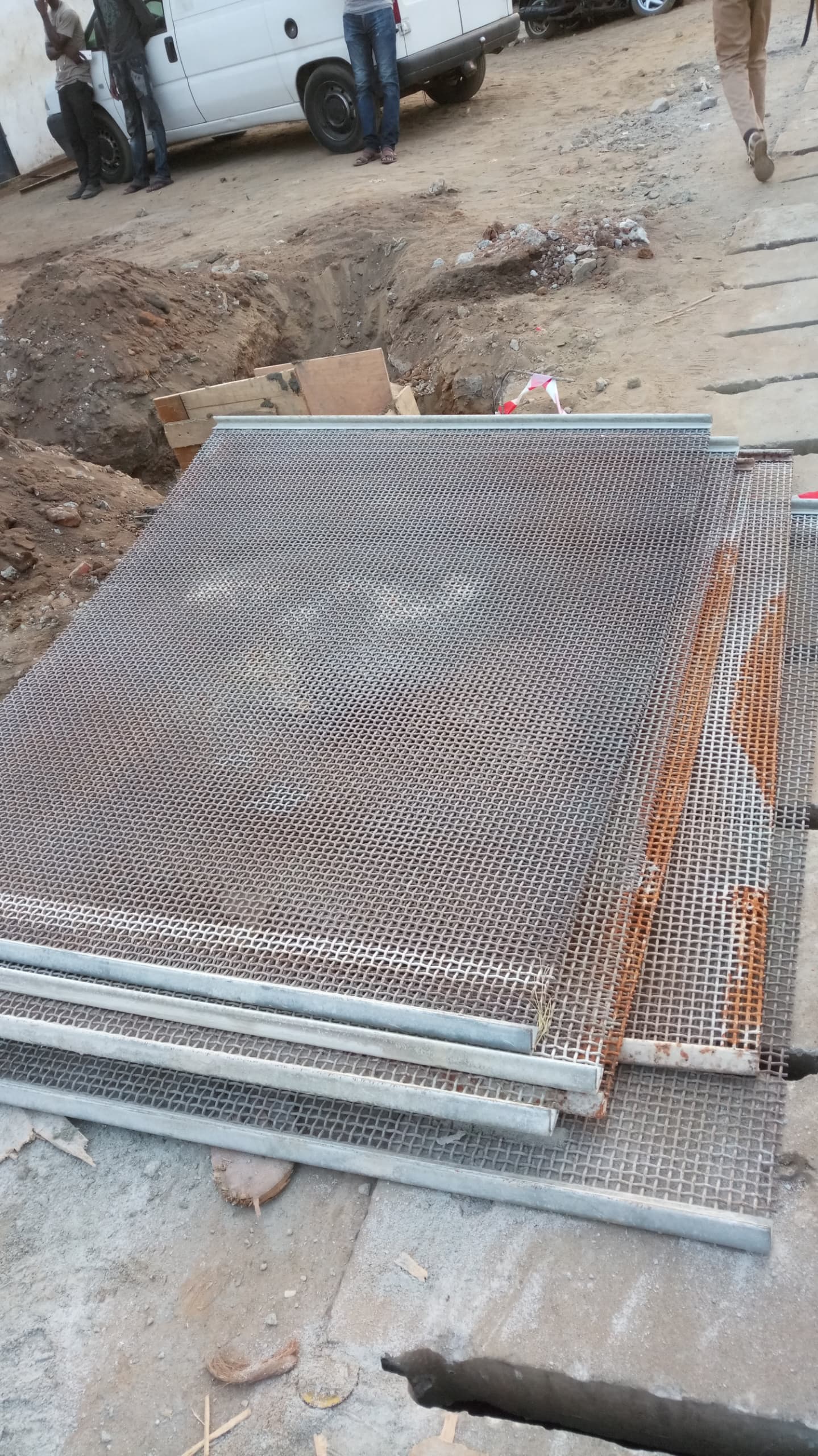 Fabrication de grilles tamis en acier inoxydable